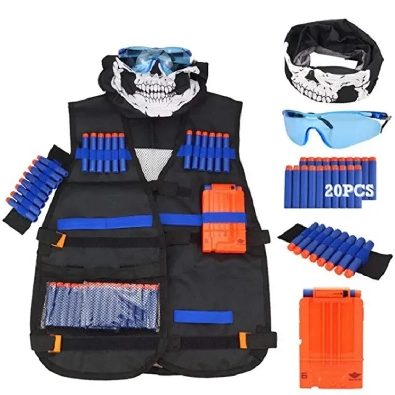 Nerf Gun Tactical Vest Kit for Outdoor Nerf Battles - ToylandEU
