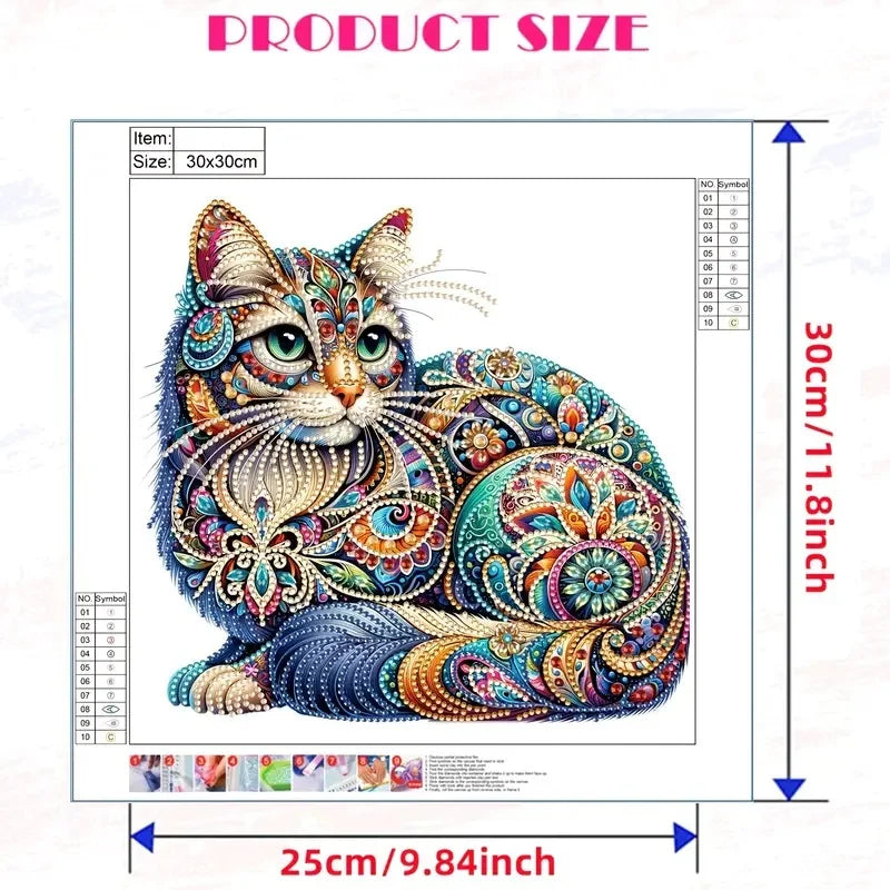 GATYZTORY 5D Special Shape Diamond Painting Kit for Women - Rhinestone Cross Stitch Home Decor