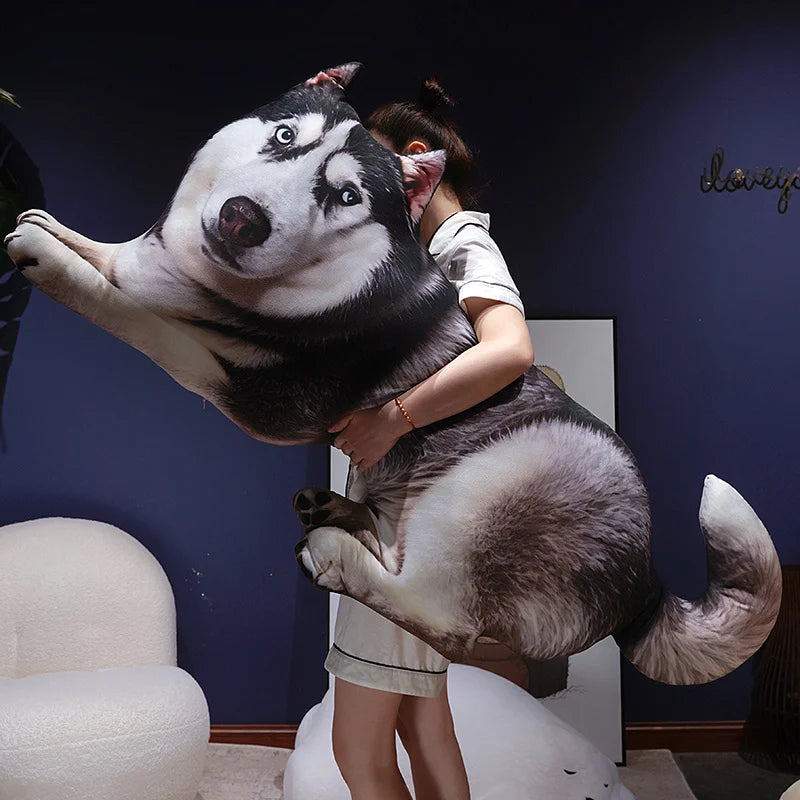 Plush Husky Dog | Thick Cotton Padding | Toylandeu™