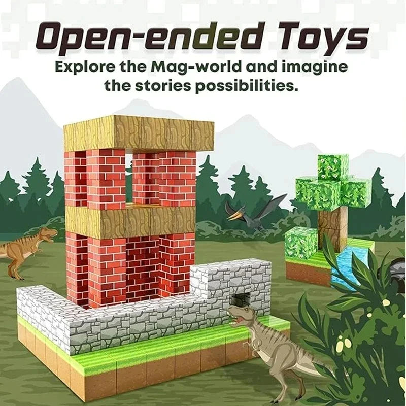 Magnetic Building Blocks | Lego Compatible | Unisex | Ages 3 and Up