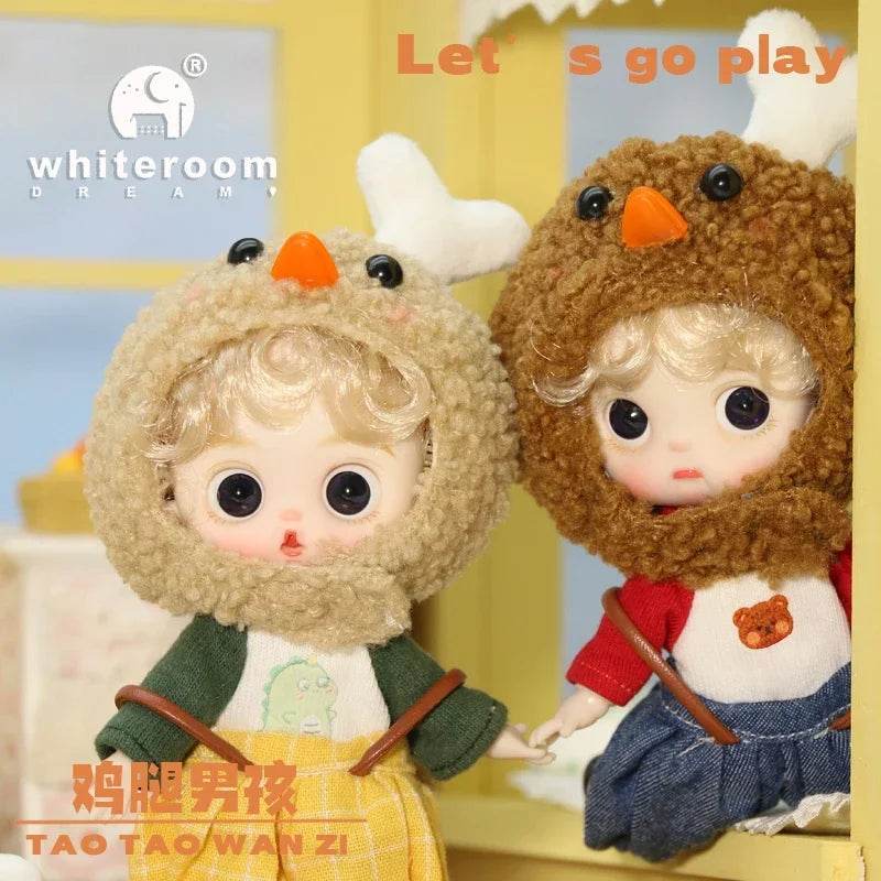 Ob11 Bjd Doll Boy Pig Face Piggy Ball-jointed Mini Doll Gift - ToylandEU