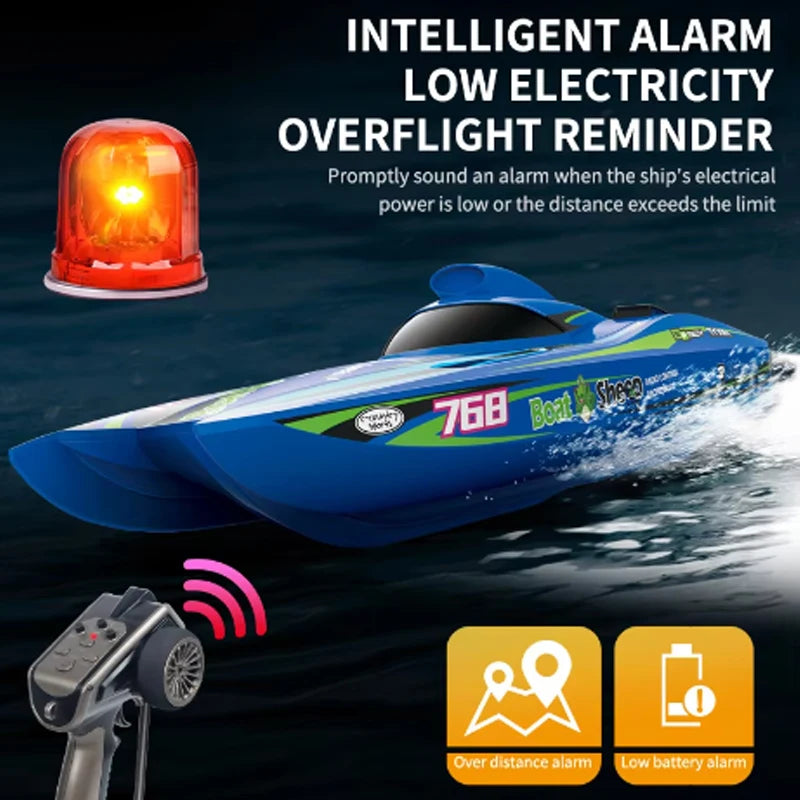 Remote Control Boat | 2.4G Brushless Motor | Top Speed 30kmh | Length 39.7cm