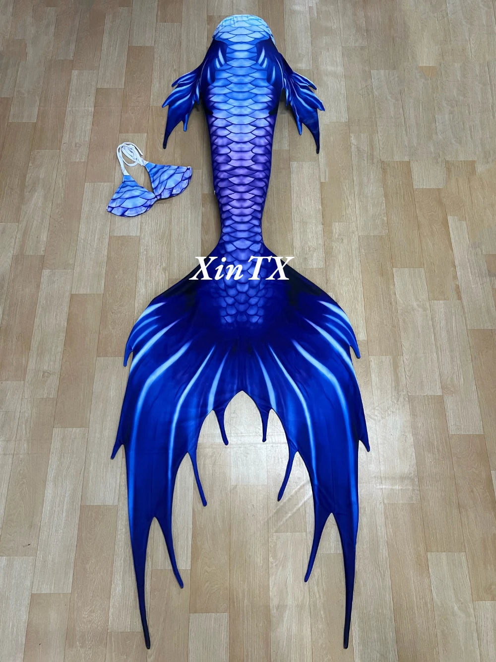 Mermaid Tail Swimsuit | Custom Size | Mermaid Ears Included | Festival Ready