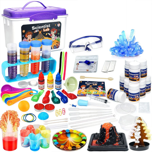 Kids Science Lab Kit Montessori Chemistry Experiments Educational Hands On