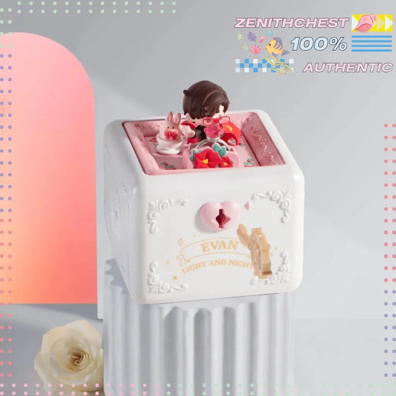 Figurine Ring Box | Light And Night Love Flip Scene | Pop Mart Collectible