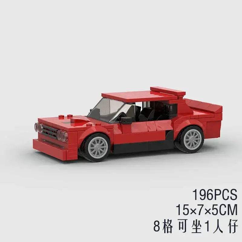 MOC LEGO Compatible Race Car Building Blocks Set For Kids - ToylandEU