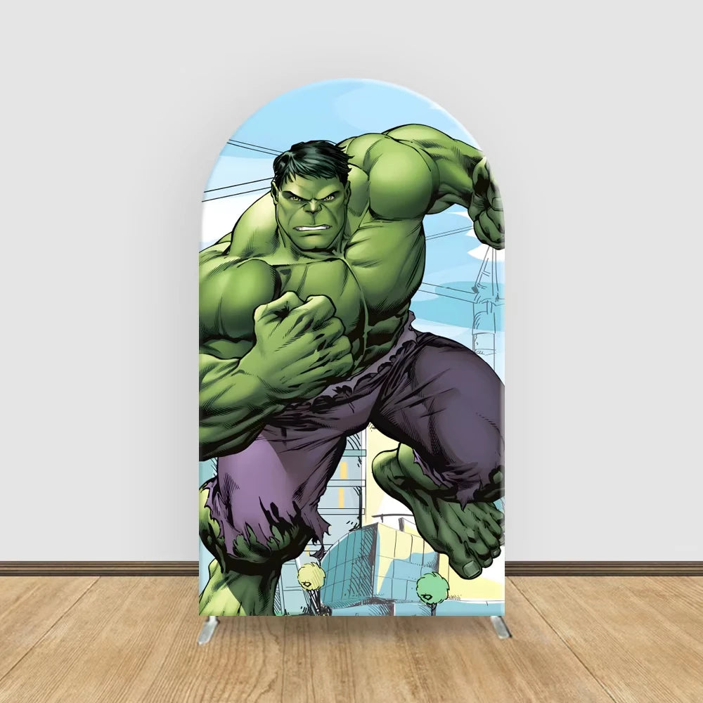 Backdrop | Marvel Avengers Theme | Custom Name | 7x5ft