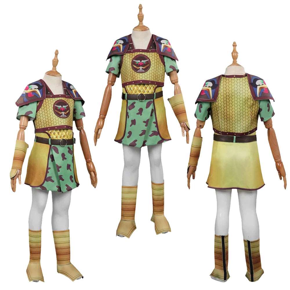 Children's Monkey King Cosplay Costume - Unisex Halloween Roleplay Outfit for Boys and Girls