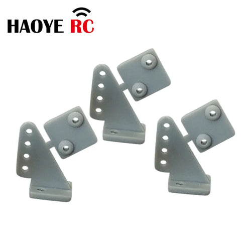 Haoye 10Pcs Nylon Zip Horns/Pin Horn Without Screws 4Hole RC Airplanes - Replacement Accessories for Electric Planes and Foam Models ToylandEU.com Toyland EU