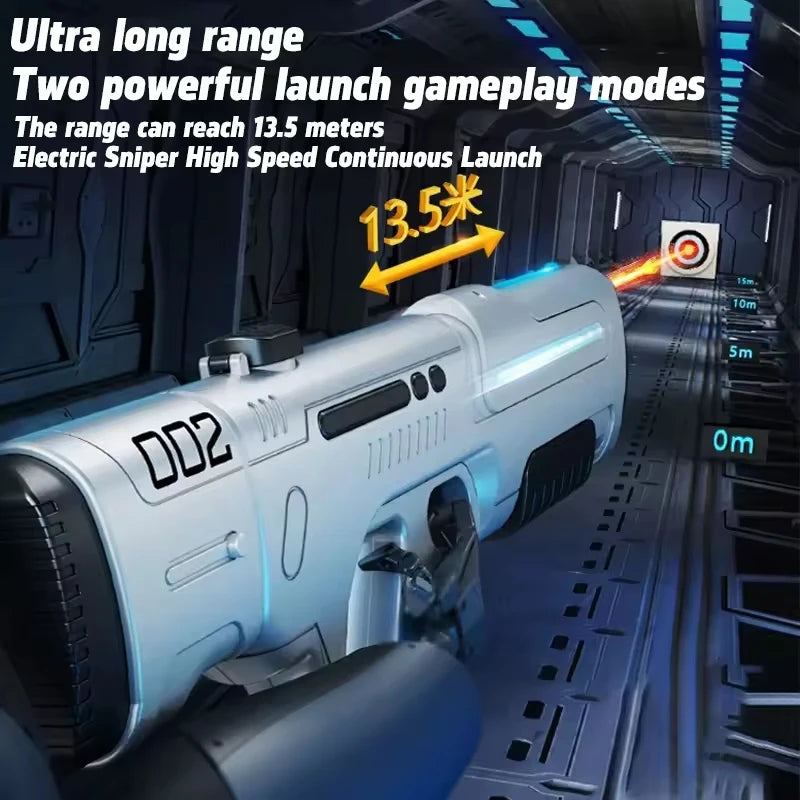 Electric Water Gun With Large Capacity Reservoir For Continuous Play