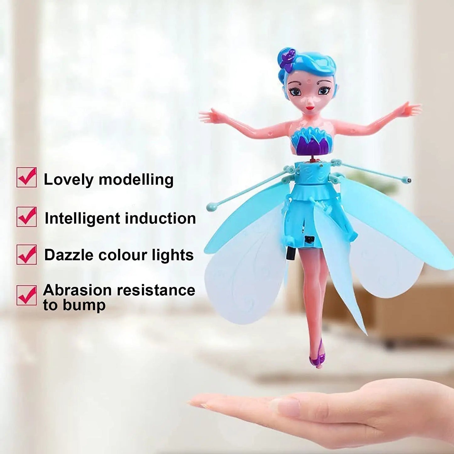 Flying Fairy Toys Sky Dancers Flying Princess Doll Infrared Induction - ToylandEU