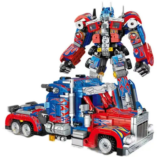 Optimus Prime and Bumblebee Model Building Brick Set for Kids ToylandEU.com Toyland EU