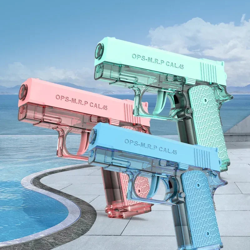 Water Gun Toy | 1911 Style Pistol | Pool Party Favorite | Unisex