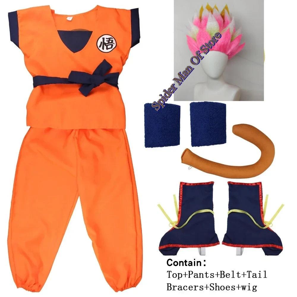 Goku Cosplay Costume | Blue Gold Outfit | Toylandeu™