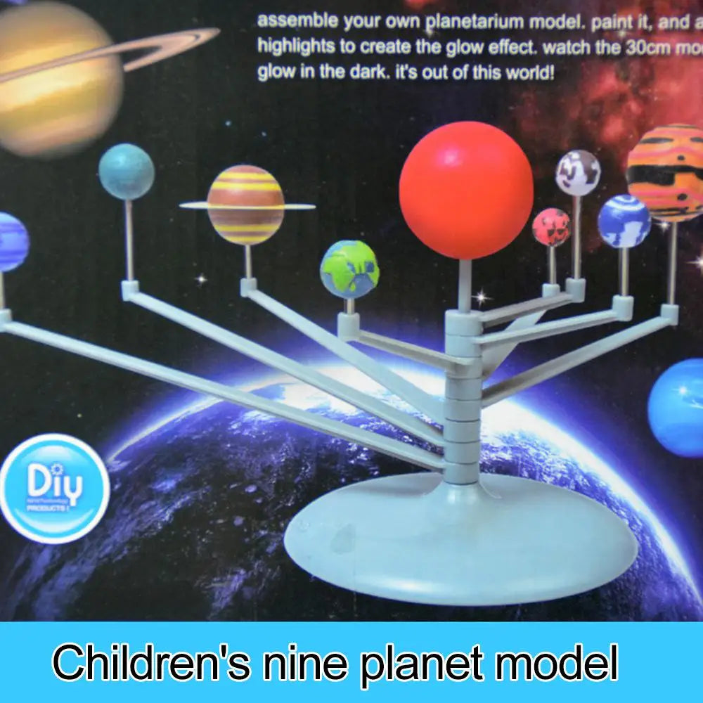 Build Your Own Solar System Model DIY Toy with Rotating Stand - ToylandEU