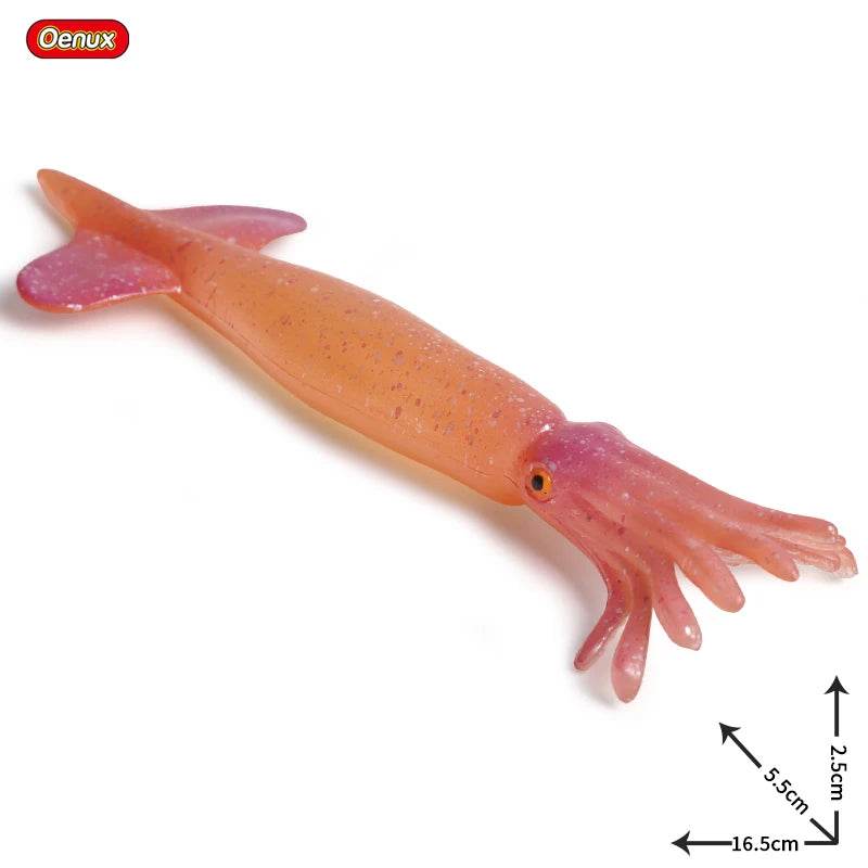 Educational Marine Life Model Set Squid And Octopus Growth Cycle Simulation For Kids - ToylandEU