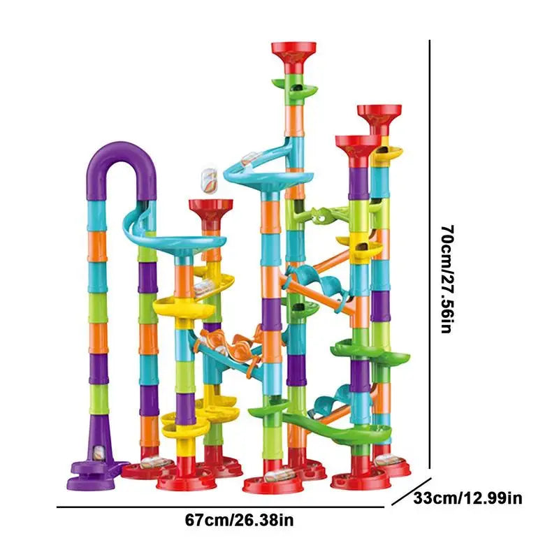 Marble Run Building Blocks Marble Slide Toys For Children DIY - ToylandEU