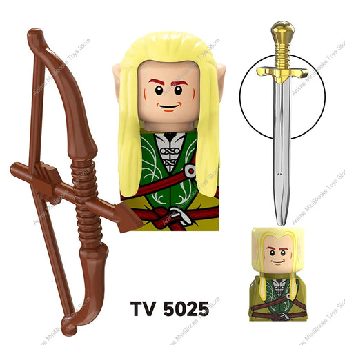 TV6403 Lord Rings Movies Bricks Dolls Goblin Ringwraith Sauron Frodo ToylandEU.com Toyland EU