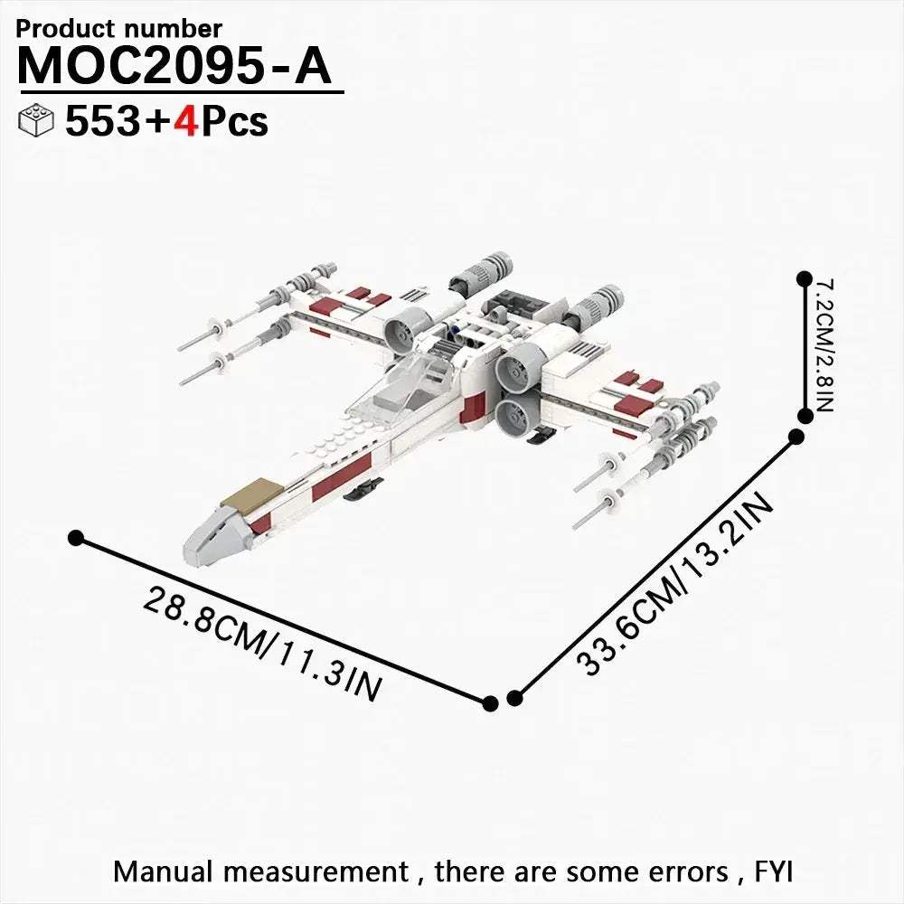 Space Wars Fighter Building Blocks Set For Realistic Dioramas - ToylandEU