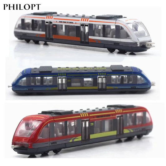 High Speed Rail Diecast Train Model with Simulation Alloy Metal
