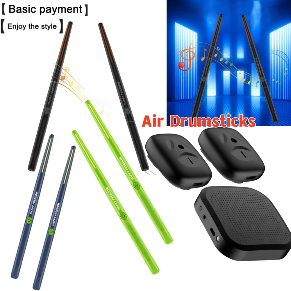 Wireless VR Virtual Drum Kit With Air Drumsticks And Pedals