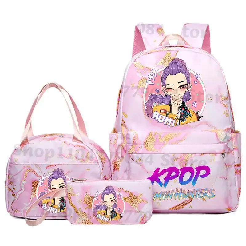 Anime Backpack Gift Set With Lunch Bag And Pencil Case - ToylandEU