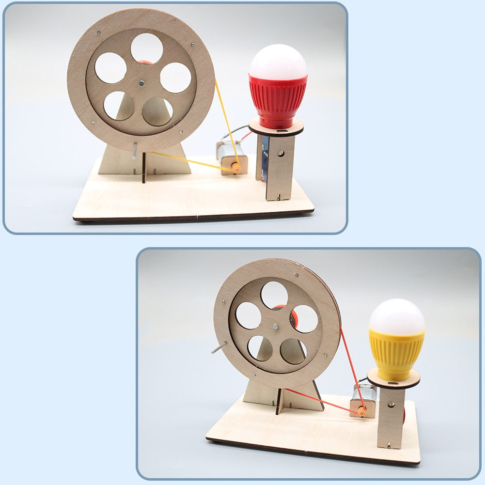 Hand Crank Generator DIY Science Experiment Kit for Kids - ToylandEU