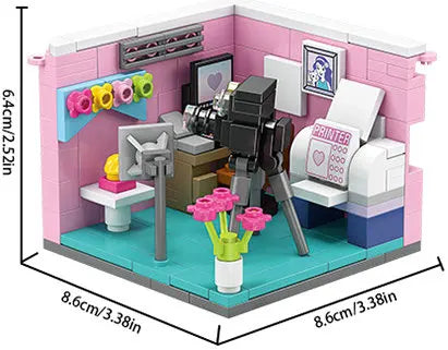 Lego Compatible Building Blocks | Mini City Street View Set | Small Blocks | 14+