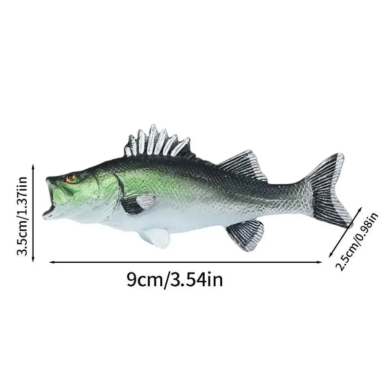 Realistic Marine Fish Models - Educational Tuna, Snapper & Salmon Set