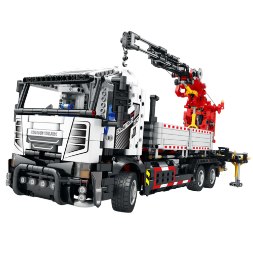Engineering Tow Truck Model Kit with Building Blocks ToylandEU.com Toyland EU
