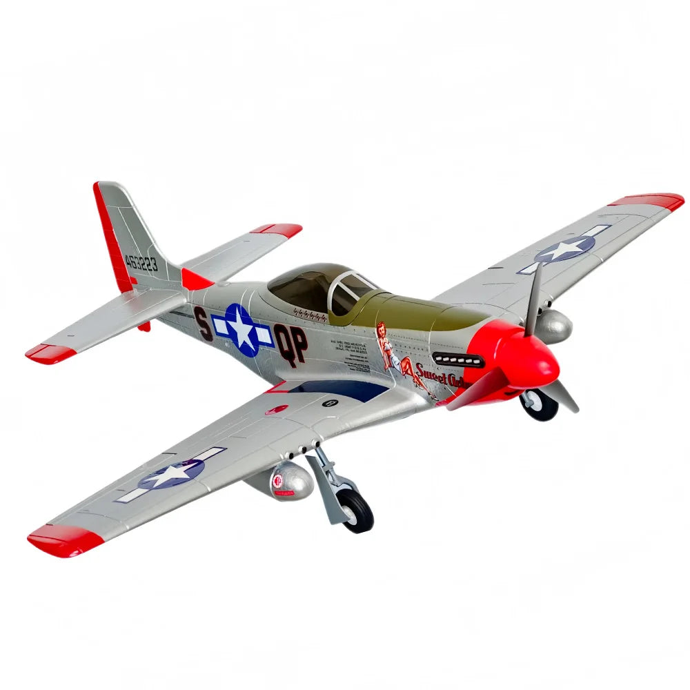 1 10 Channel Brushless RC Plane | HD Camera | 6-Axis Gyro | P51D Model