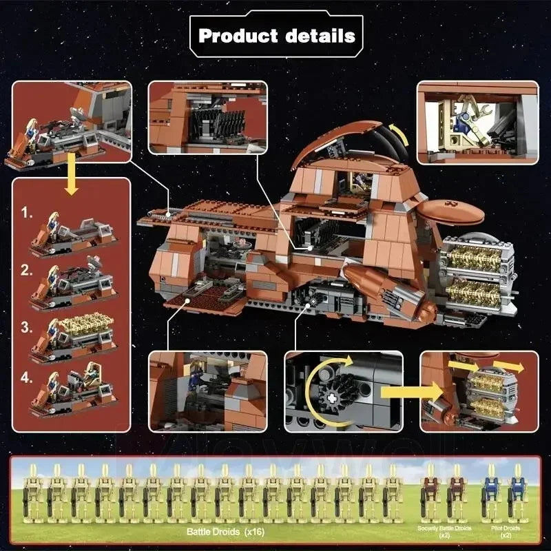 Building Bricks | 1330 Piece Set | Toylandeu™
