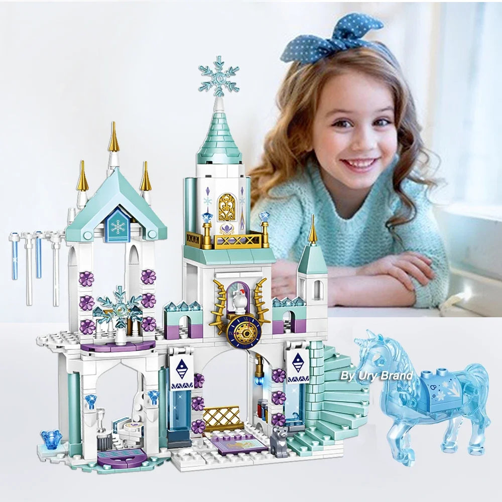 Royal Ice Princess Castle House Set for Girls Inspired by Friends Movies - ToylandEU