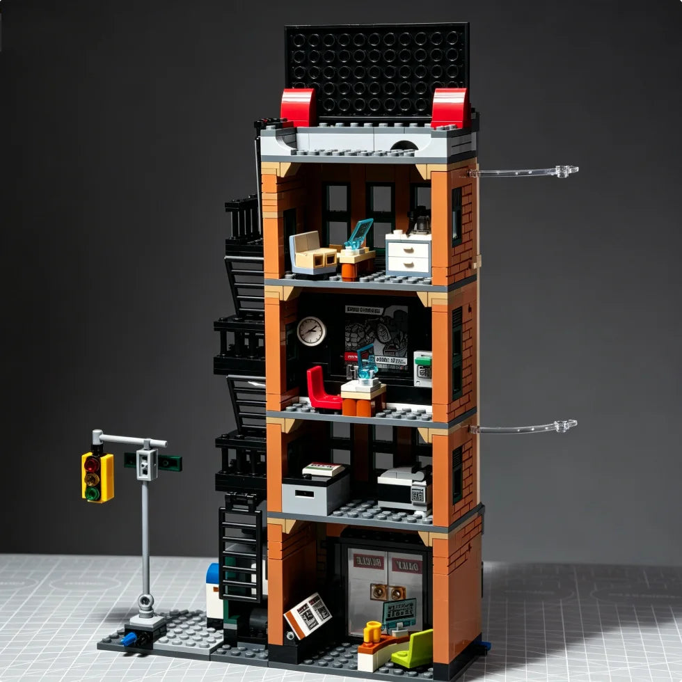 Building Blocks | 781 Pcs | Spider Man Vs Mysterio | The Daily Bugle