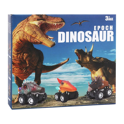 Dinosaur Toys Pull Back Cars Mini Monster Truck Car Toy Set for Kids Toyland EU