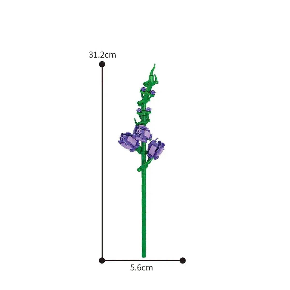 Eternal Block Flower Assembly Bouquet Desktop Decoration Toy - ToylandEU