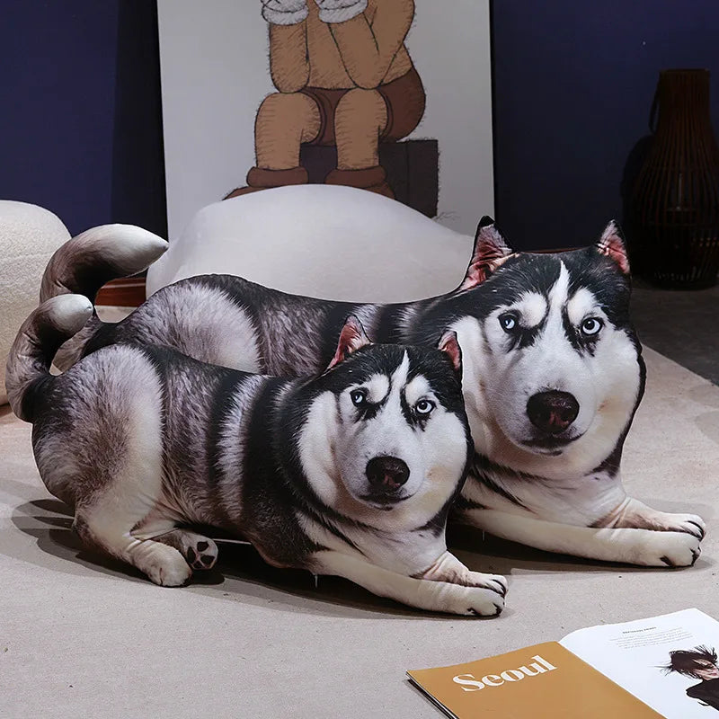 Plush Husky Dog | Thick Cotton Padding | Toylandeu™