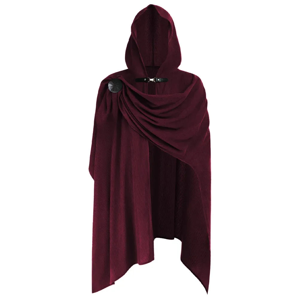 Medieval Hooded Cloak for Cosplay and Ren Faire Gothic Style - ToylandEU