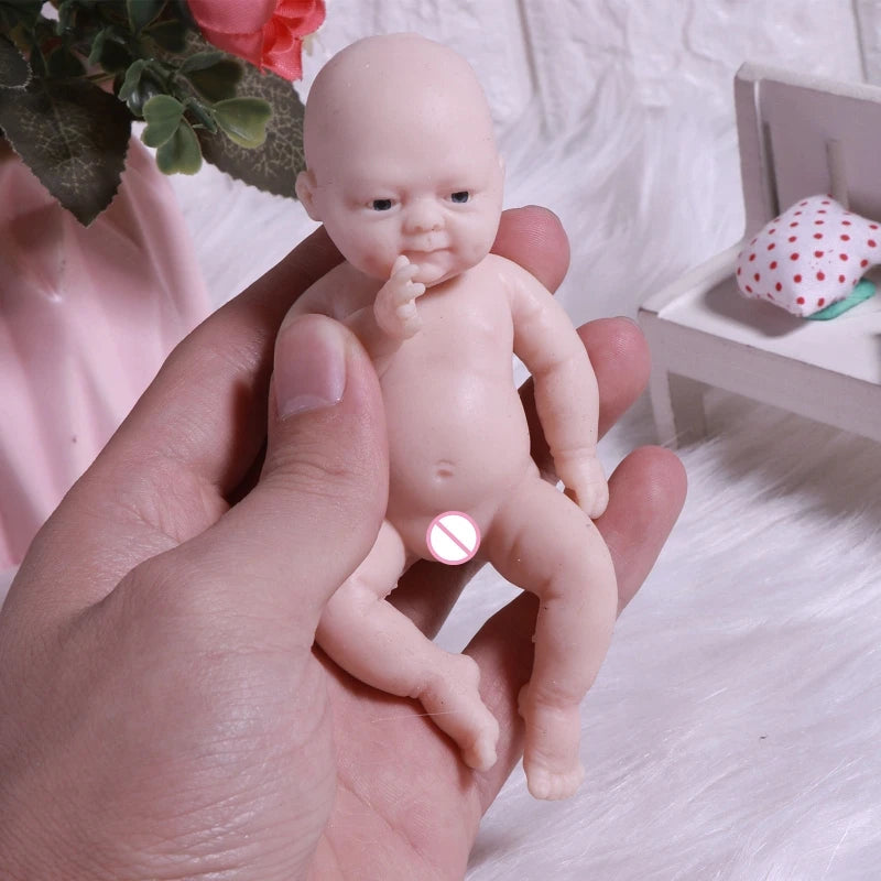 Realistic Unpainted Silicone Doll Kit for Reborn Toy with Detailed Paint - ToylandEU