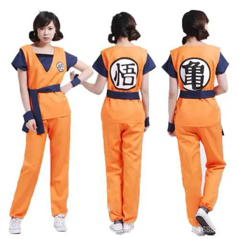 Epic Son Goku Cosplay Costume Set for All Ages - Unisex Adventure Ready!