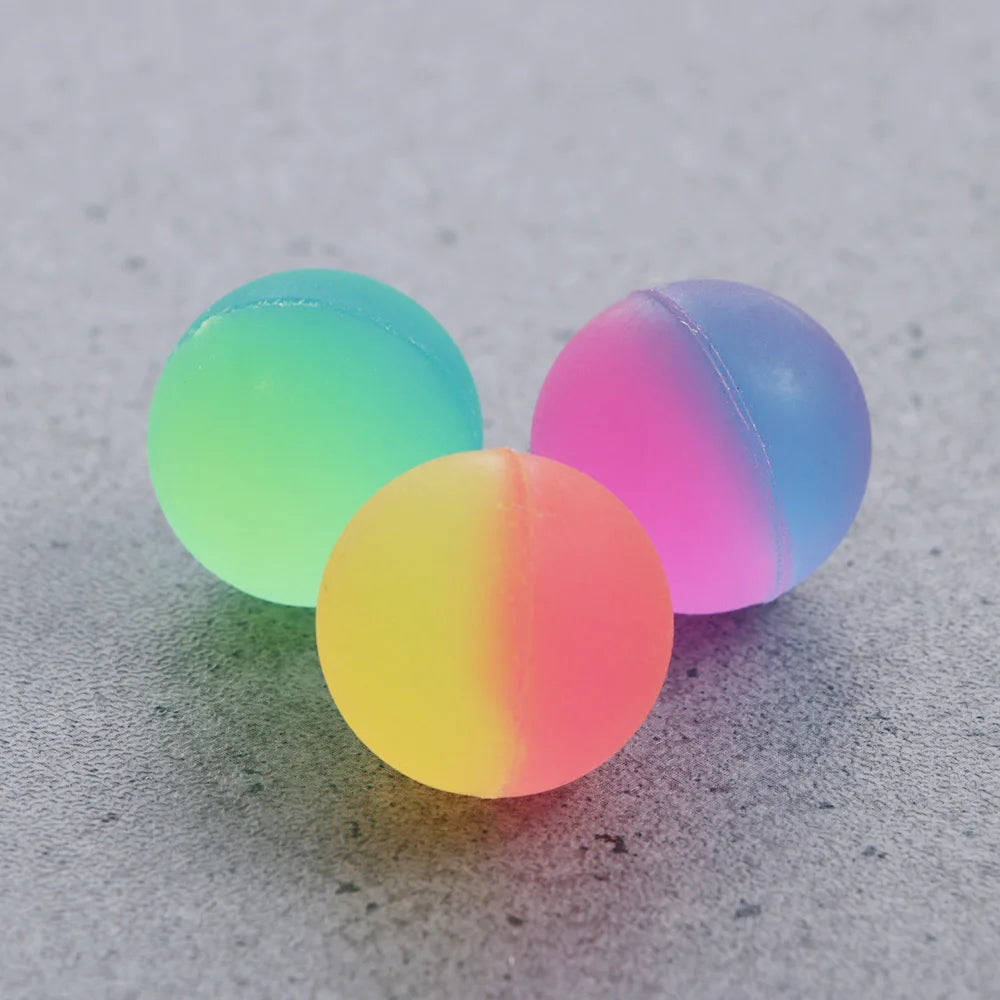 Children's Education Bouncy Ball Set (10Pcs, Mixed Color, 25MM) - ToylandEU