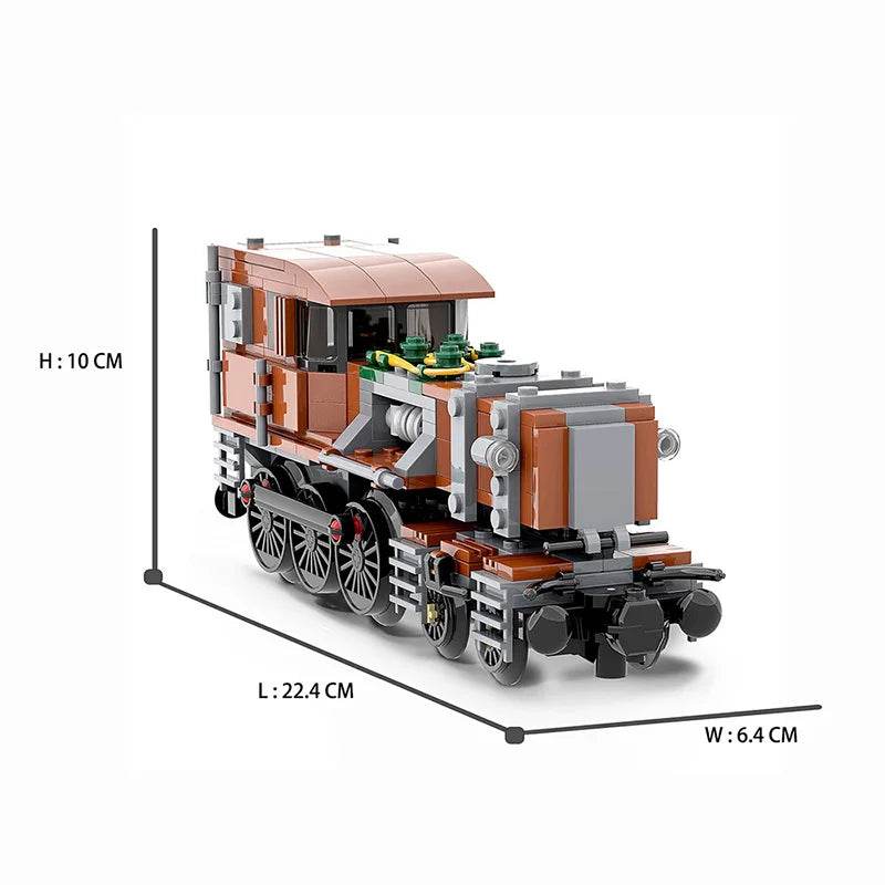 Boxcar Goods Wagon Building Block Kit MOC Railway Carriage - ToylandEU