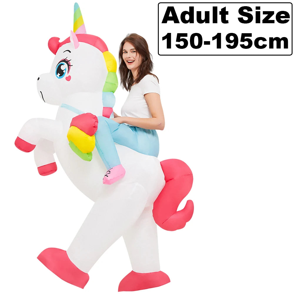 Inflatable Dinosaur Costume | Unisex Fit | Air Blown | Adult Youth Party Suit