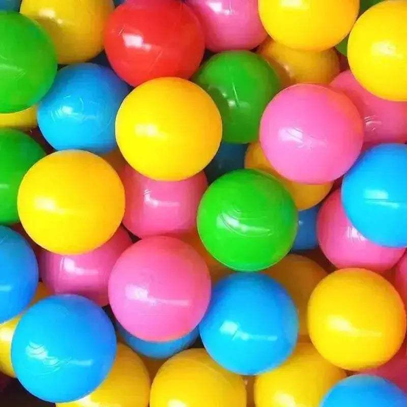 100Pcs Eco-Friendly Colorful Ball Soft Plastic Ocean Ball Gifts - ToylandEU