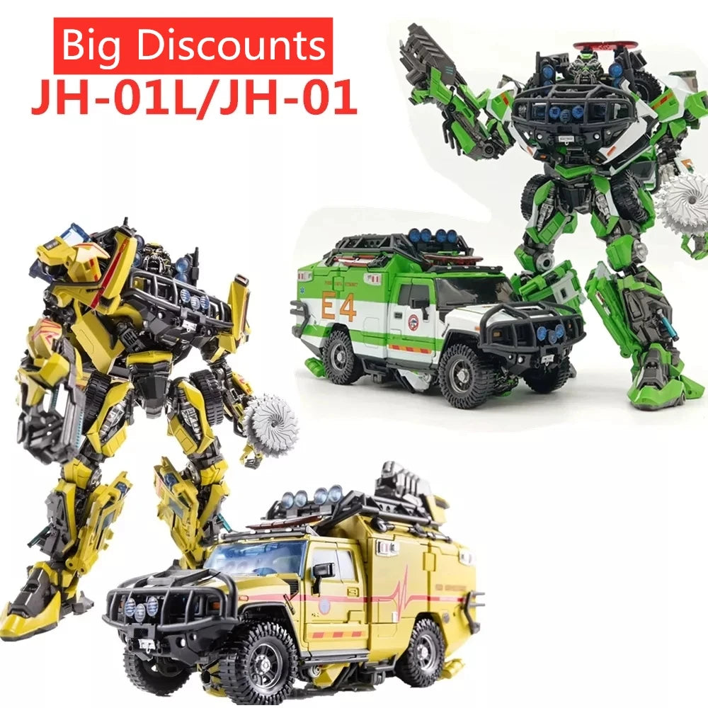 JH adaptable Action Figure - Green and Yellow, 18cm Size - ToylandEU