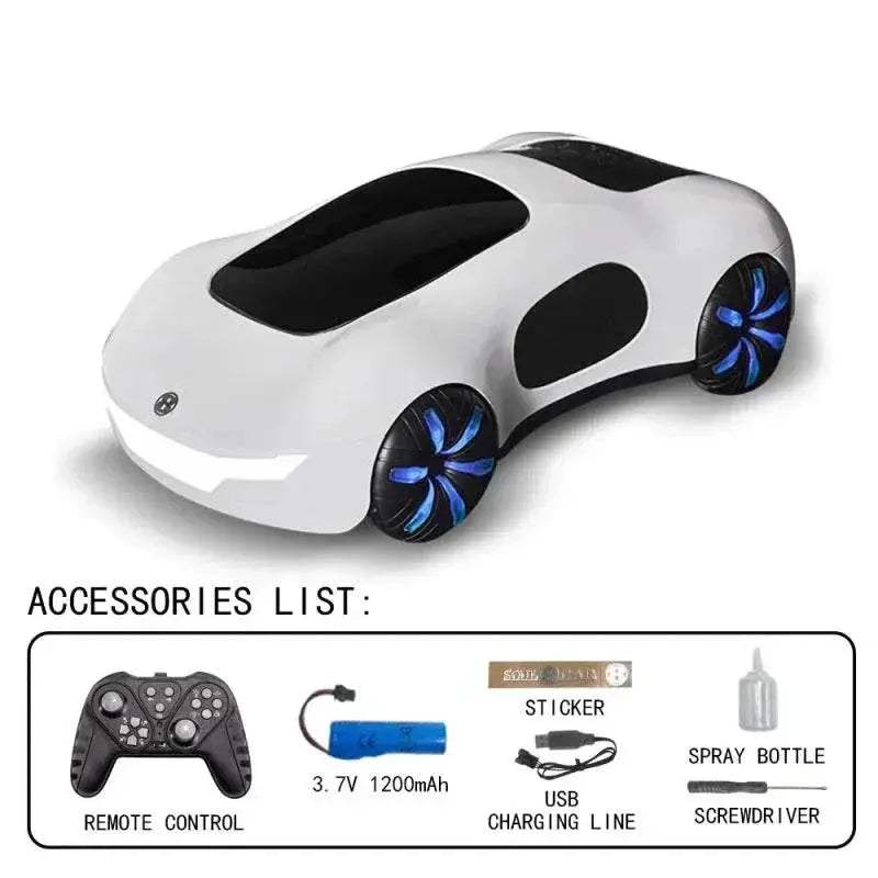 2.4G RC Car Gesture Sensor Light Spray 360 Rotation Stunt Drift - ToylandEU