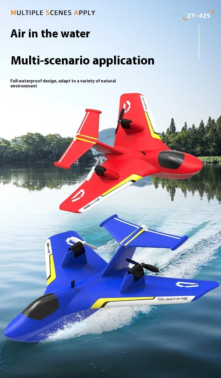 RC Remote Control Water Plane 425 - Two Channel Electric Fixed Wing Model Airplane for Kids