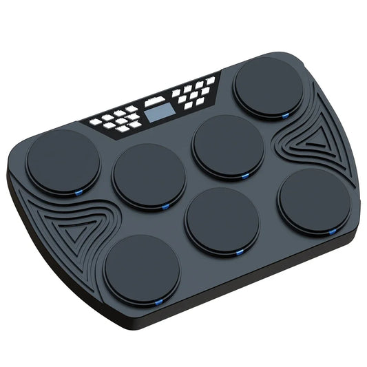 Portable USB Rechargeable Electronic Drum Set With 7 Pads
