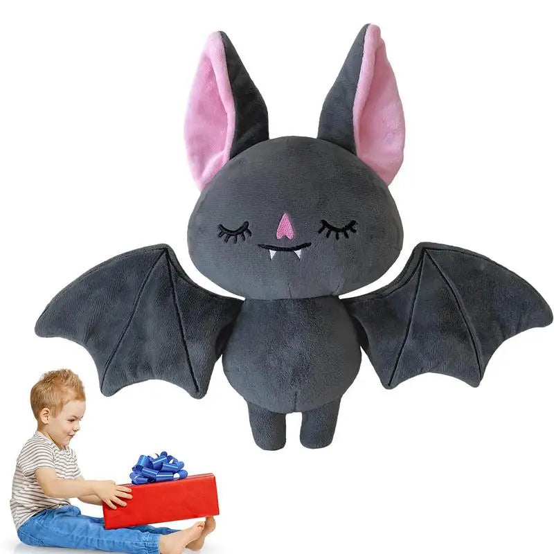 18cm Stuffed Bat Plush Toy Soft Stuffed Animal Black Purple Bat Doll
