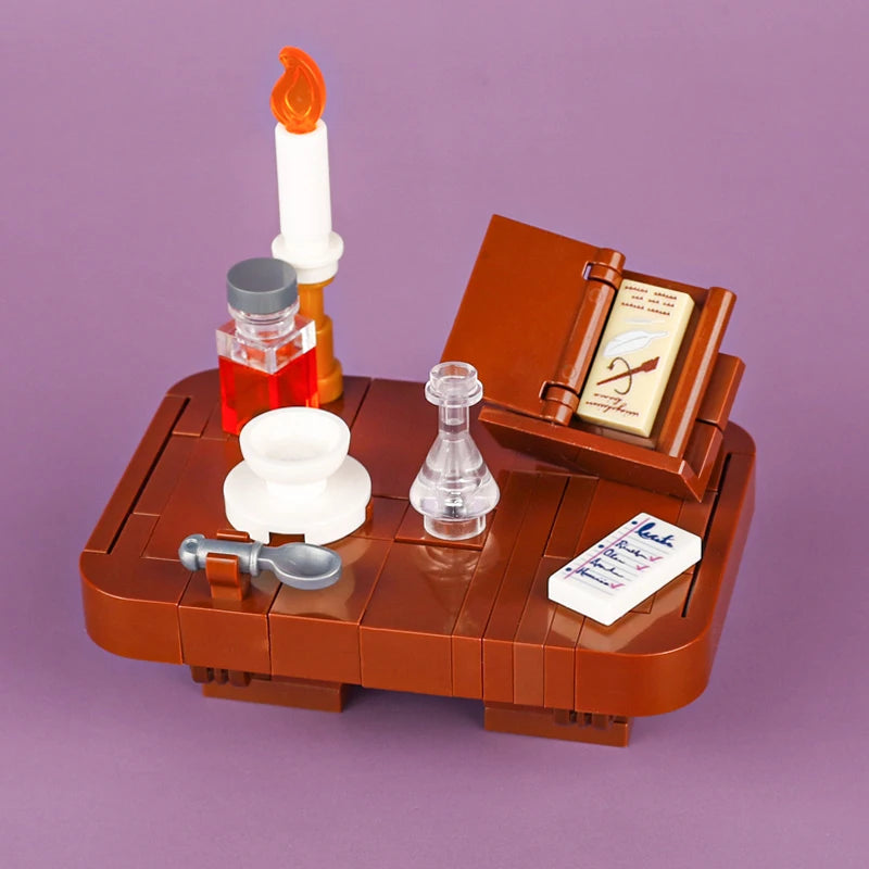 Building Blocks | Compatible With Lego | Medieval Furniture Set | For Kids